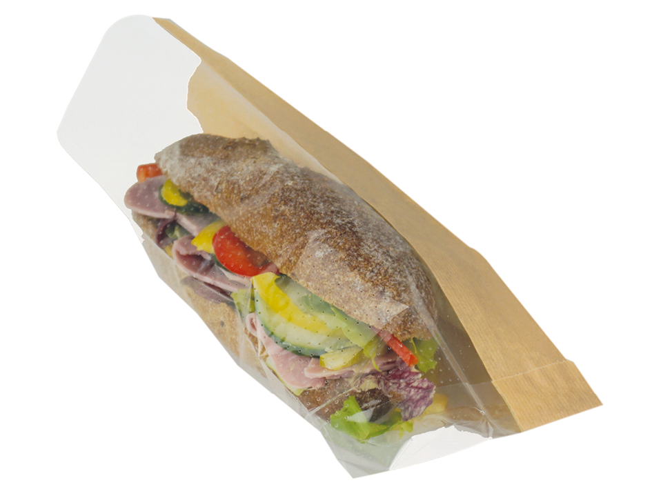 Sachet sandwich avec fenêtre